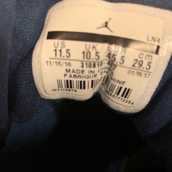 Air Jordan 13 Brave Blue Low - Picture 8 of 8